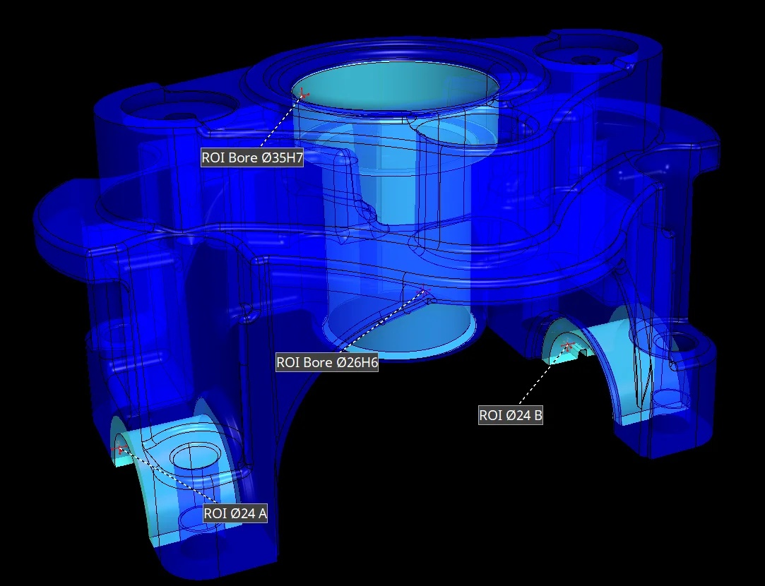 Tutorial test regions using CAD