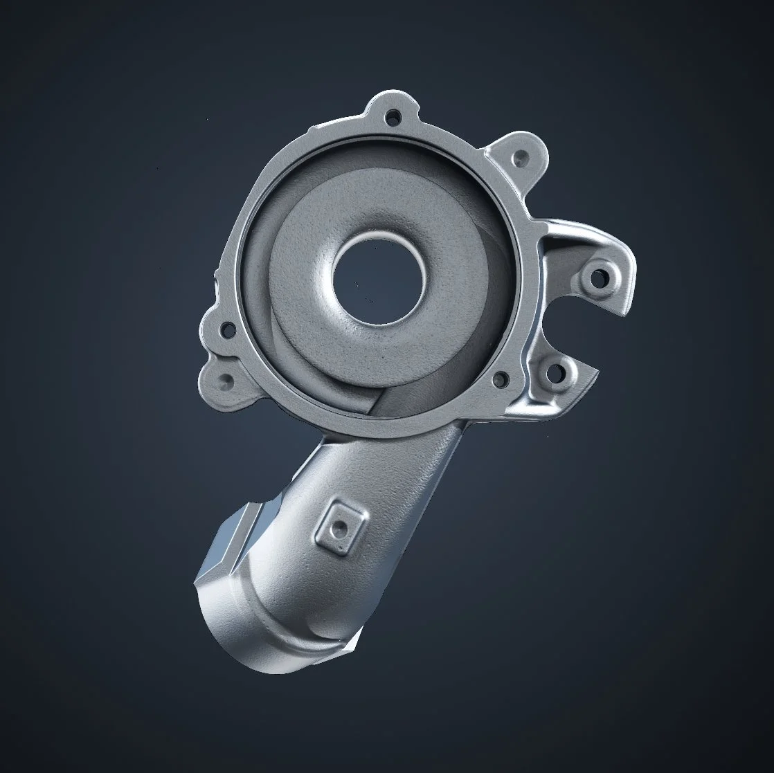 Turbocharger rendered in VGSTUDIO MAX