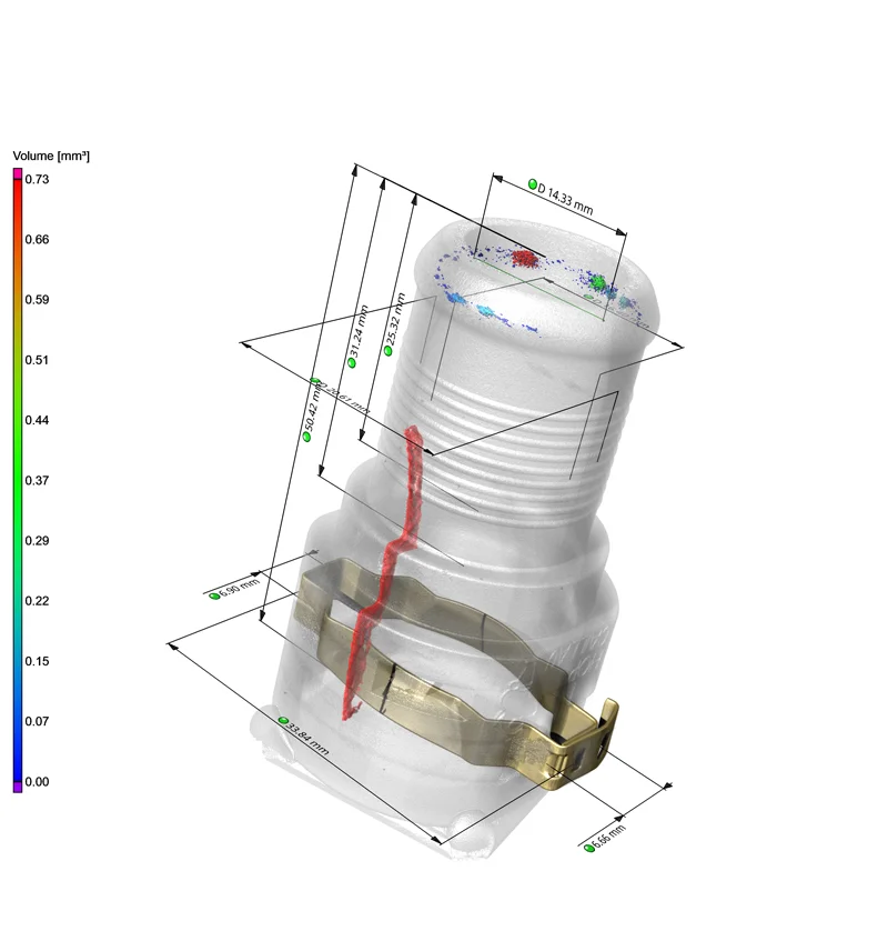 Better visualization of a plug in VGSTUDIO MAX